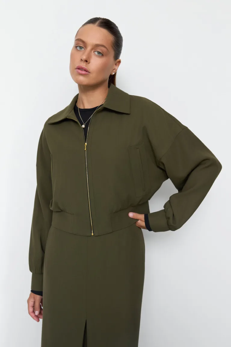 Cropped bomber jacket, photo 1