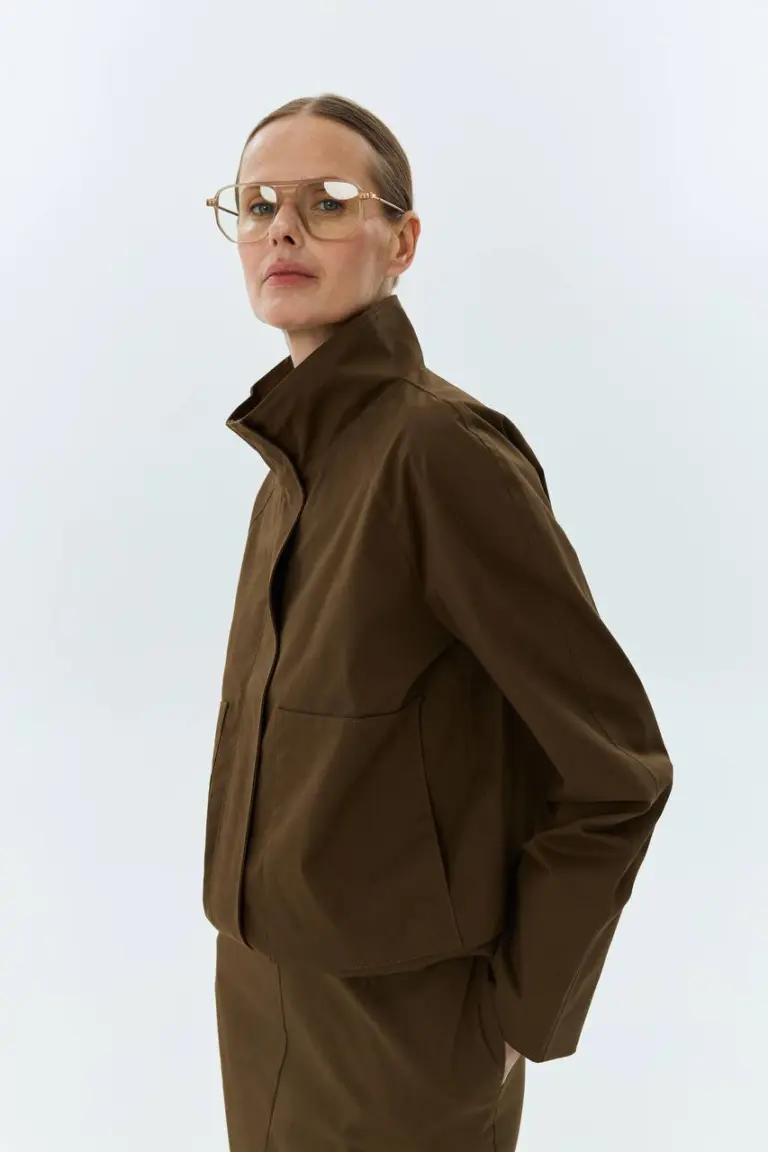 Brown bomber jacket, photo 1