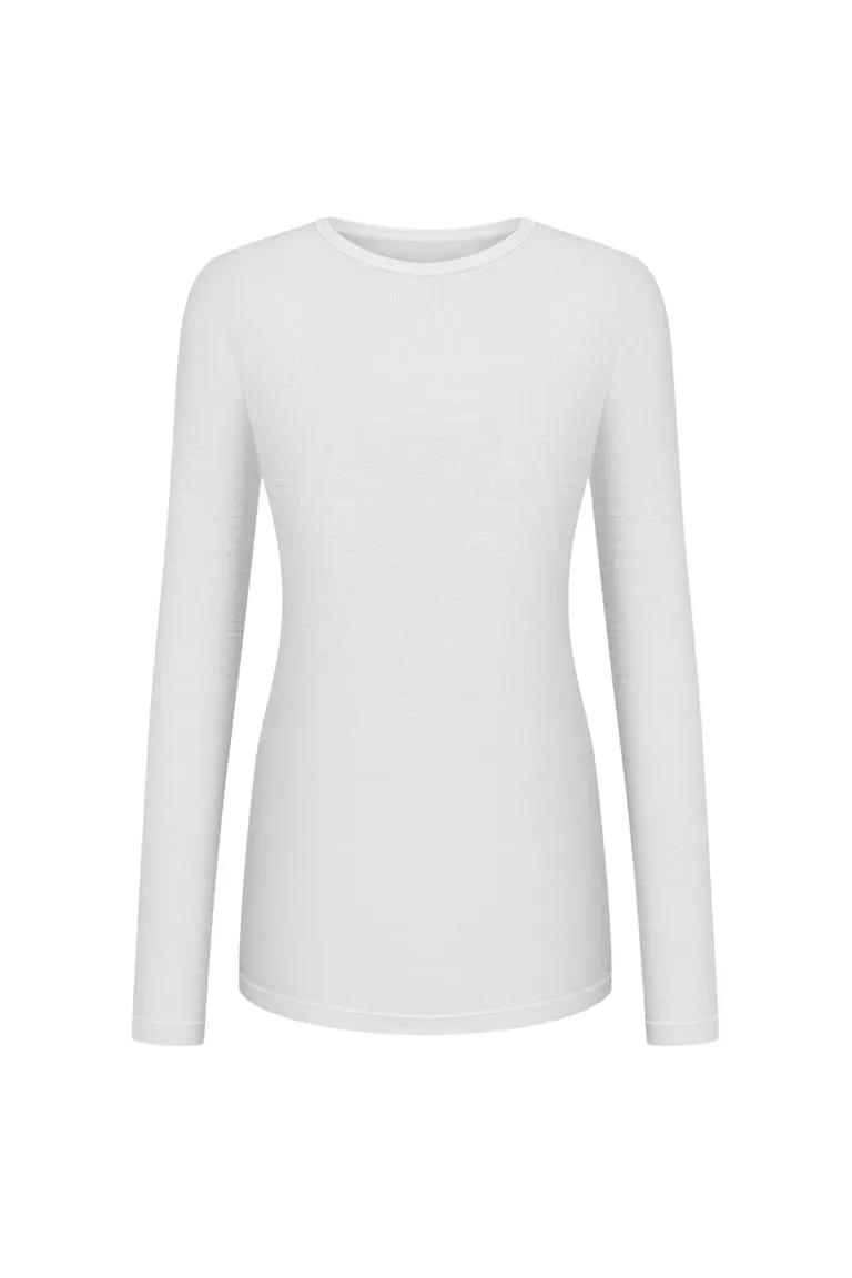 White long sleeve top, photo 1
